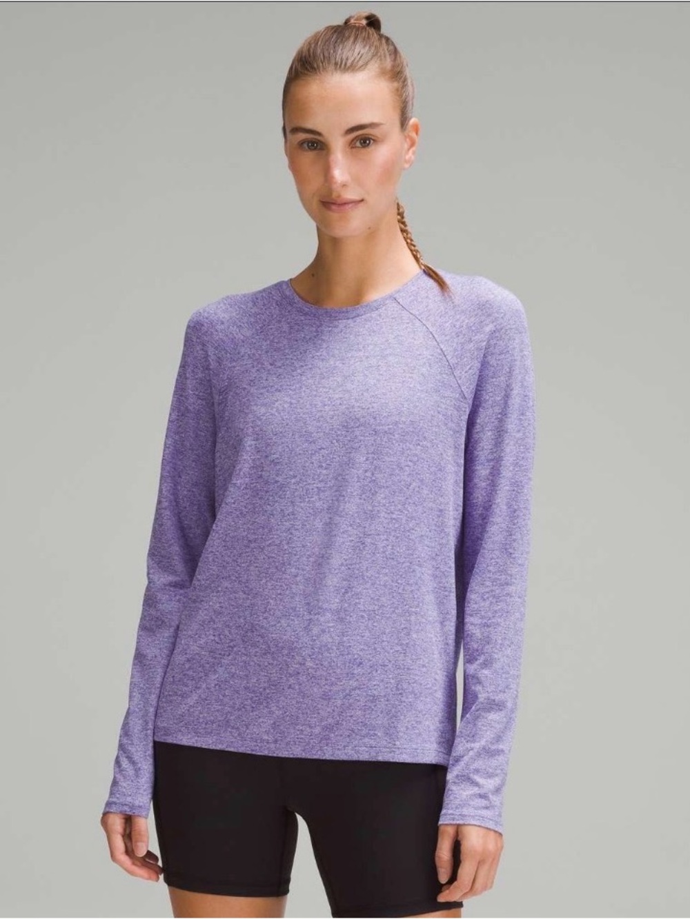 Lululemon License to Train Classic-Fit Long-Sleeve Shirt
Heathered Petrol Purple